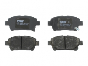 Купить GDB3317 TRW Тормозные колодки передние Yaris (1.0, 1.3, 1.4, 1.5) с звуковым предупреждением износа